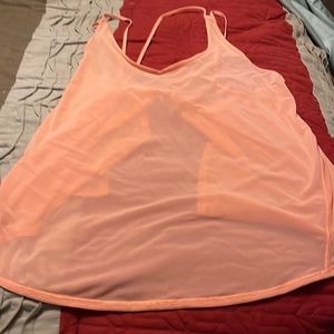 Lululemon like new peach tank top